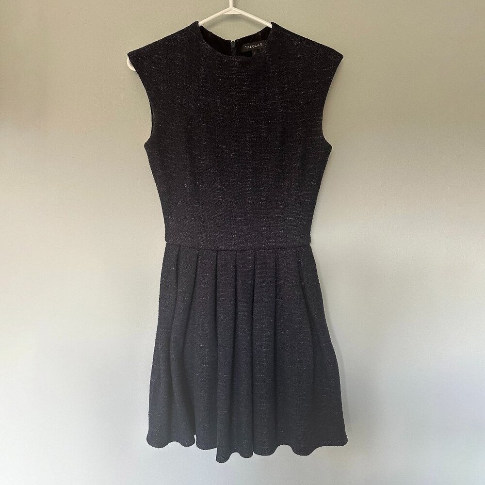 Aritzia Talula Skater Dress Charcoal Gray